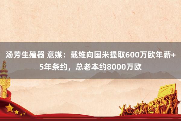 汤芳生殖器 意媒：戴维向国米提取600万欧年薪+5年条约，总老本约8000万欧