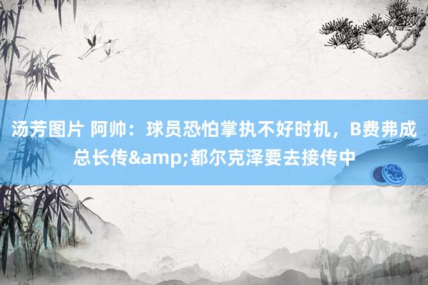 汤芳图片 阿帅：球员恐怕掌执不好时机，B费弗成总长传&都尔克泽要去接传中